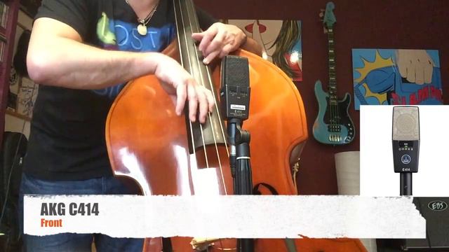 AKG C414 VS FISHMAN FULL CIRCLE DOUBLE BASS TEST смотреть онлайн