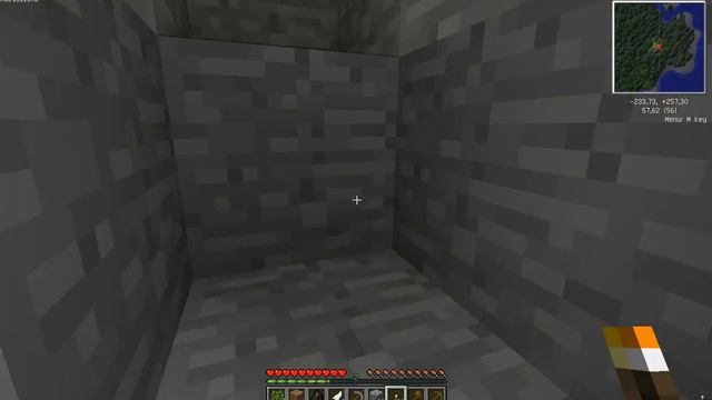 Minecraft Lets-Play ( Волшебный лес ) #2 - Ужасная ночь и дом..