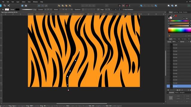 Affinity Designer Tutorial - Quick fix - Use the Pressure Stroke to create a simple Pattern смотреть онлайн
