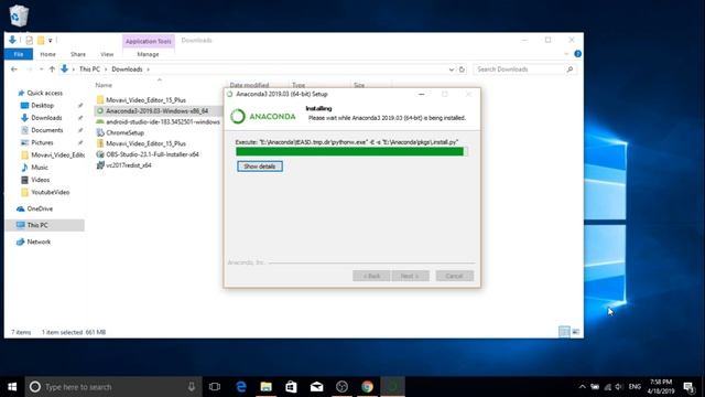 Install Anaconda (Python 3.7) , Jupyter Notebook And Spyder on Windows 10 смотреть онлайн