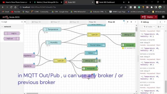Publish Subscribe Hivemq Node-red & Database MongoDB смотреть онлайн