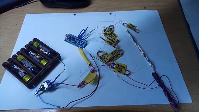 Блок подсветки модели самолета. Aircraft model backlight unit. смотреть онлайн
