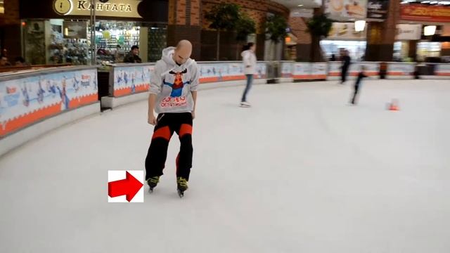 Лезвие для роликов- тест .!! Каток МЕГА ХИМКИ . смотреть онлайн