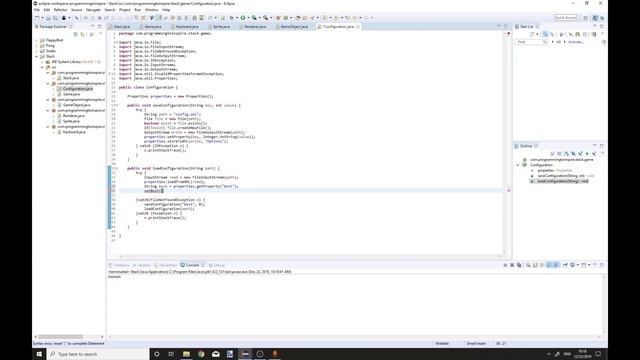 Stack game in Java - part 4 смотреть онлайн