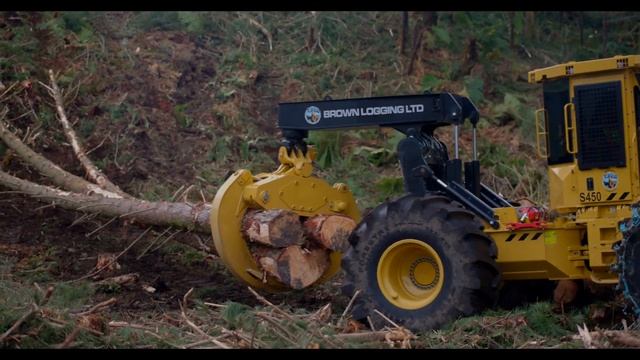 Weiler S450 skidder delivered to Brown Logging смотреть онлайн