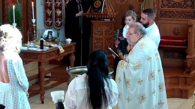 29 August 2021 - Baptism of Stavros Topos at Panagia Greek Orthodox Cathedral in Toronto Canada смотреть онлайн