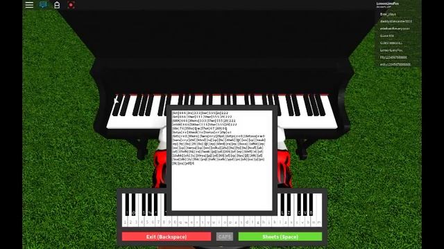 Inception Roblox [HARDEST SONG ON ROBLOX PIANO (WARNING HURTS FINGERS!!!)] смотреть онлайн