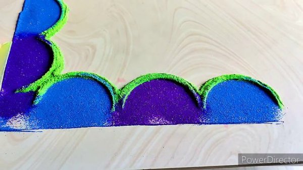 #1414 New year rangoli designs satisfying video