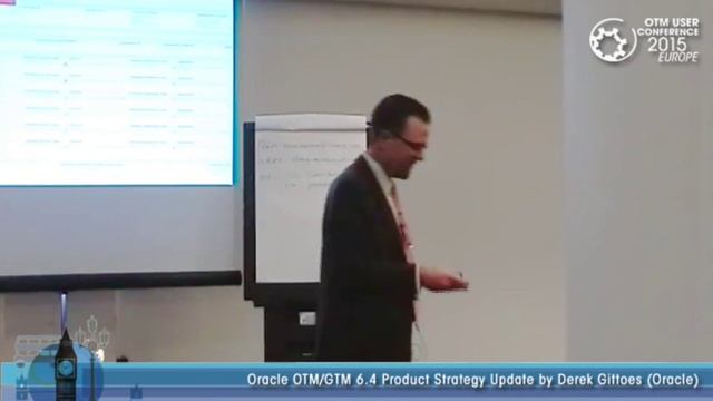 Oracle OTM/GTM 6.4 Product Strategy Update by Derek Gittoes (Oracle) смотреть онлайн