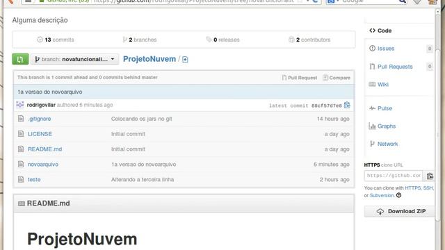 Git orientado a Cenários - Enviar tags e branches para a nuvem смотреть онлайн