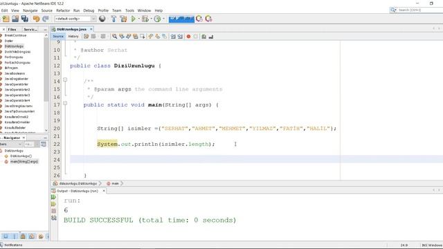 JAVA DİZİ UZUNLUGU LENGTH смотреть онлайн