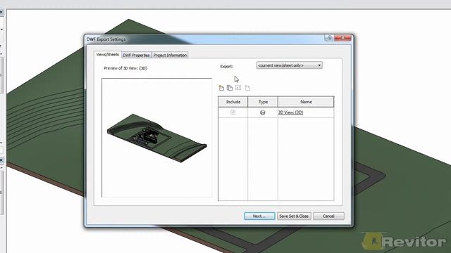 Como compartir modelos usando el formato DWF en Revit смотреть онлайн