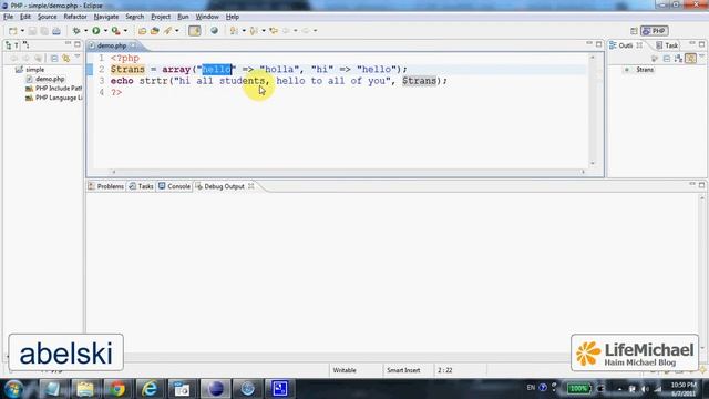The strtr Function in PHP смотреть онлайн