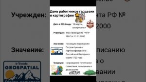 День работников геодезии и картографии