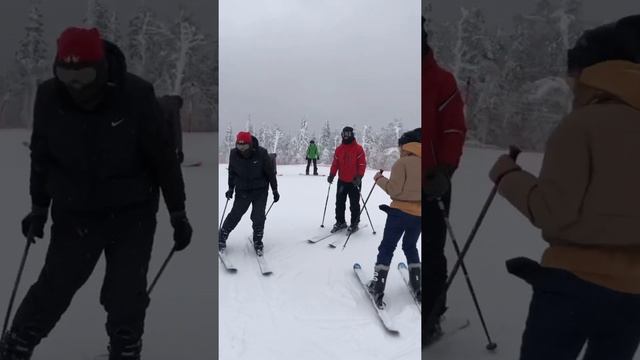 Спуск с горы Белой (п. Уралец) смотреть онлайн