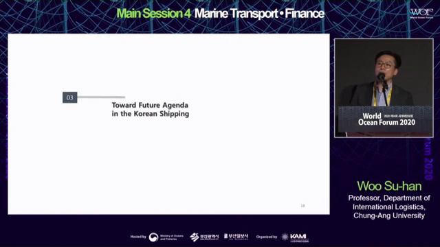 [ENG] WOF 2020 Marine Transport·Finance｜Woo Su-han, Professor, Chung-Ang University смотреть онлайн