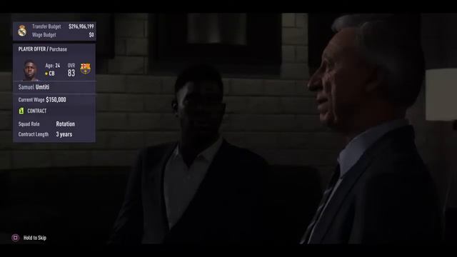 Fifa 18 career mode Samuel Umtiti to Real Madrid смотреть онлайн