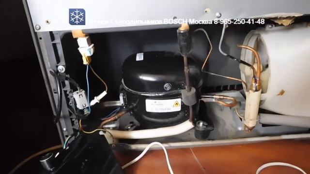 Ремонт Холодильника BOSCH KAN56V45RU 8-965-250-41-48 Москва инверторный компрессор LG смотреть онлайн
