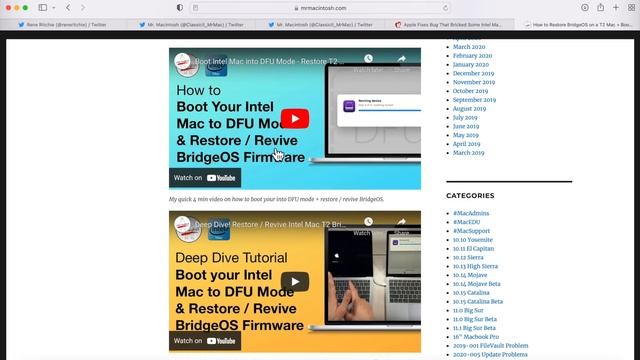 macOS T2 Bricked Issue Explained + Fix & Apple Response смотреть онлайн