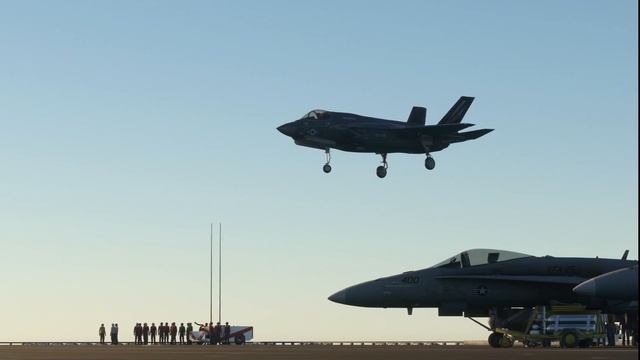 INCREDIBLE F-35B VERTICAL LANDING / NVIDIA RTX 4090 GRAPHICS смотреть онлайн