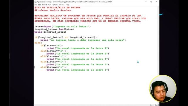 ??Como usar IF/ELIF en python || Markos Sanchez?? смотреть онлайн