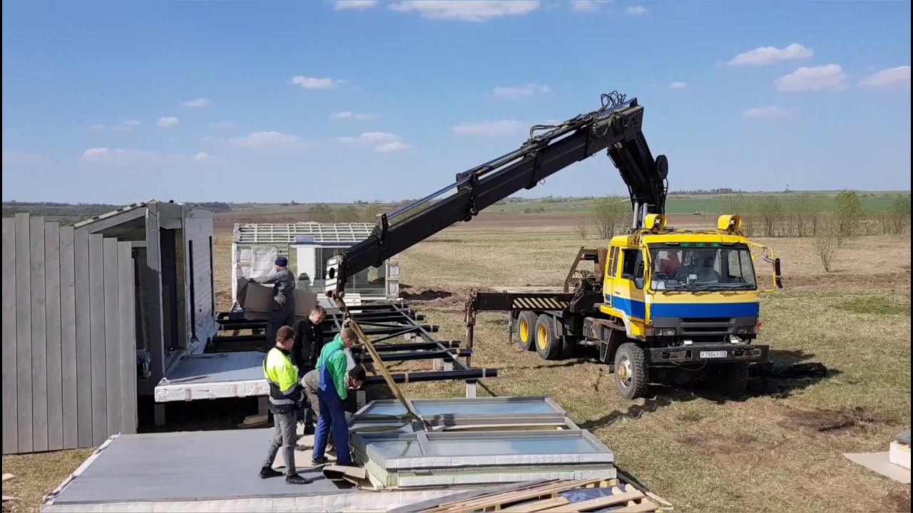 Дубль дом,разгрузка и сборка смотреть онлайн