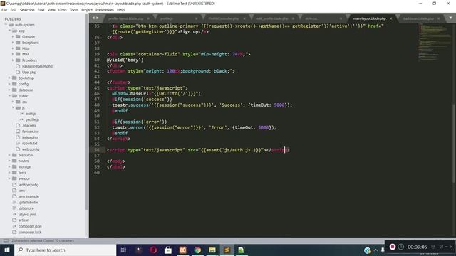 09 - Edit profile in Laravel смотреть онлайн
