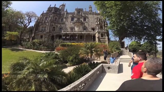 Quinta da Regaleira in Sintra Portugal a Unesco World Heritage Site - Da P.A Vlog смотреть онлайн