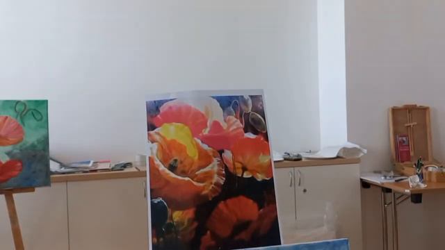 Мастер-класс Пионы живопись смотреть онлайн