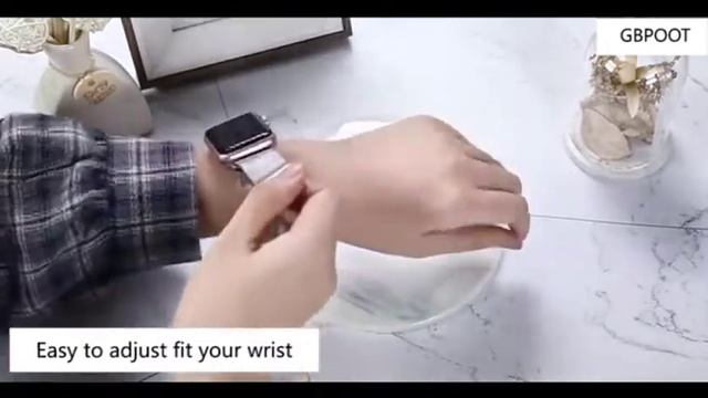 GBPOOT Compatible for Apple Watch Band 38mm 40mm 42mm 44mm Wristband Loop Replacement Band смотреть онлайн