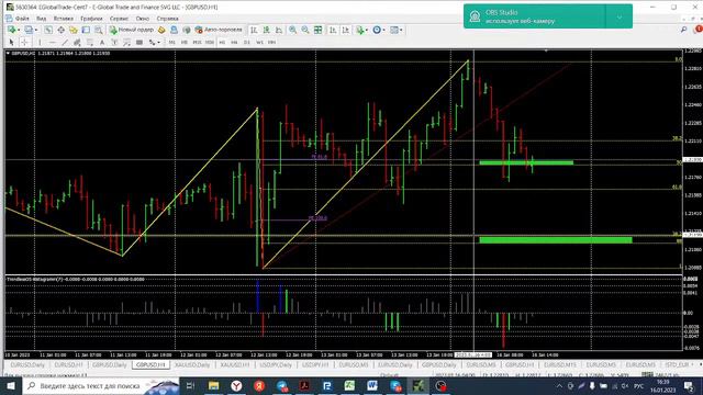 Обзор EUR/USD, GBP/USD, Gold, USD/JPY на 16.01.2023 смотреть онлайн