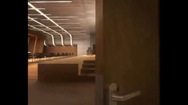 Поставка и шеф-монтаж акустических шпонированных панелей для Шахматной академии в Ханты-Мансийске. смотреть онлайн