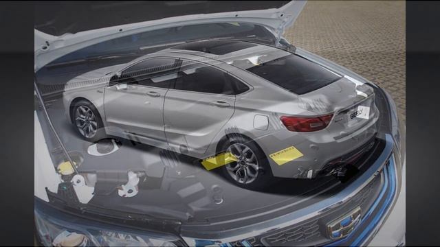 2016 Geely Emgrand GT Detail смотреть онлайн