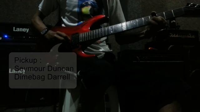 Seymour Duncan - Dimebucker SH-13 & Ibanez INF3 Pickup Test смотреть онлайн