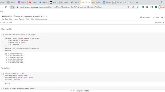 Code review - Use Top-k accuracy score on the glass dataset смотреть онлайн