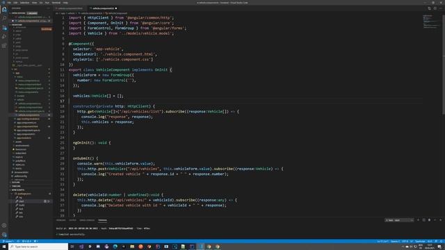 Spring Boot with Angular - Full Application - Part 6 - Adding frontend components for Vehicle смотреть онлайн