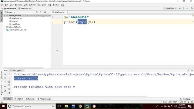 Type checking of numeric data types in Python смотреть онлайн