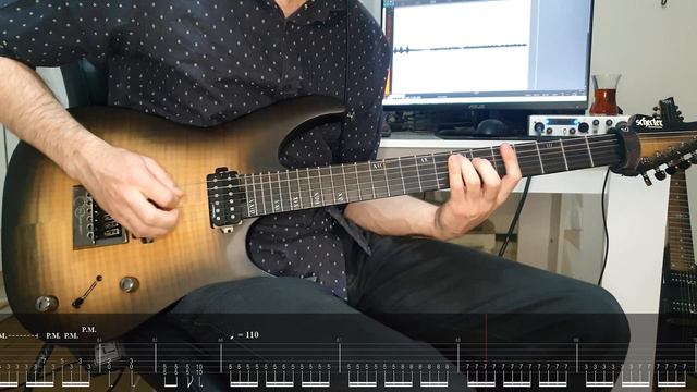 DARK TRANQUILLITY - Focus Shift (Guitar Cover with On Screen Tabs) смотреть онлайн