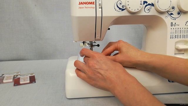 Пришивание пуговицы (Janome 1547) смотреть онлайн