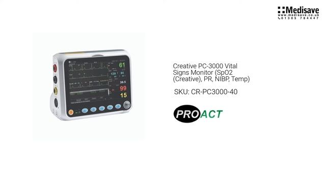 Creative PC 3000 Vital Signs Monitor SpO2 Creative PR NIBP Temp CR PC3000 40 смотреть онлайн