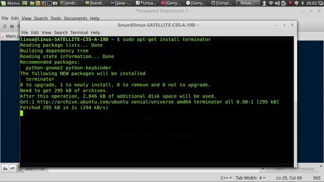 Split Screen terminal in Linux( linux-mint Or ubuntu ,kali-linux) смотреть онлайн