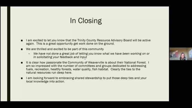 Town Hall Meeting - May 10, 2021