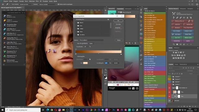 Photoshop organizando o painel de actions смотреть онлайн