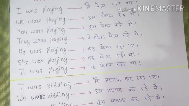 Past Continuous Tense | Positive Sentence |WAS / WERE + V4 | Spoken English | смотреть онлайн