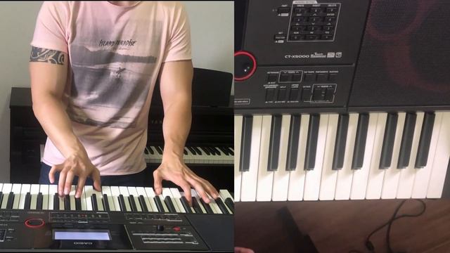 Bon Jovi - Livin' On a Prayer (Keyboard Cover + Keytar Solo) смотреть онлайн