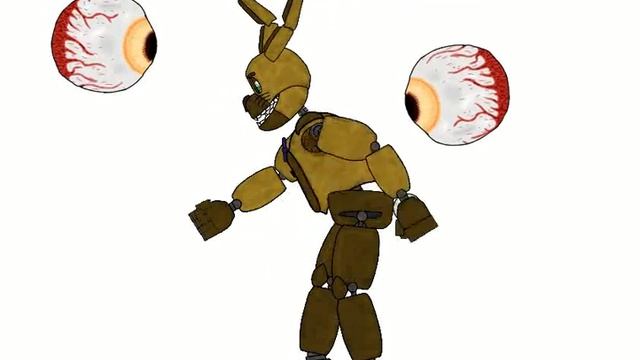 анимация спринг бонни Vs мозг ктулху (не судите строго я только начинаю)