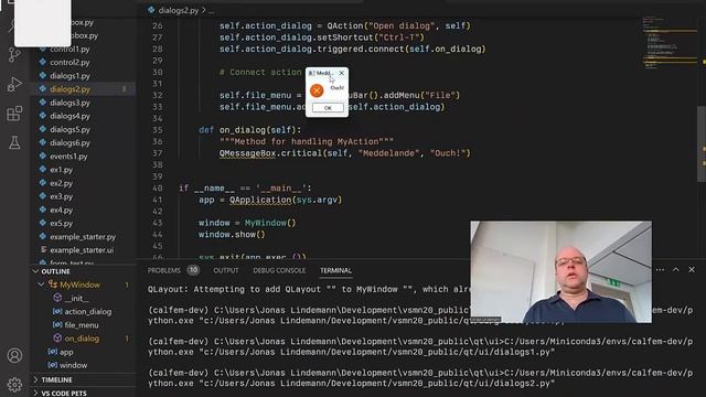 VSMN20 - Lecture 5 - User interfaces in PyQt смотреть онлайн