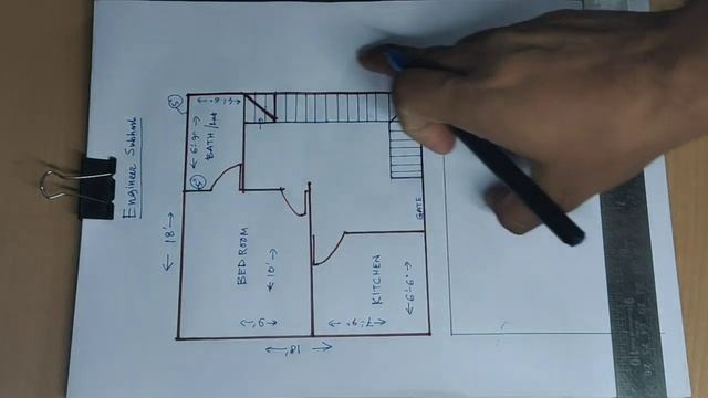 18 x 18 DUPLEX HOUSE DESIGN II 18 X 18 GHAR KA NAKSHA II 18X18 HOUSE PLAN смотреть онлайн