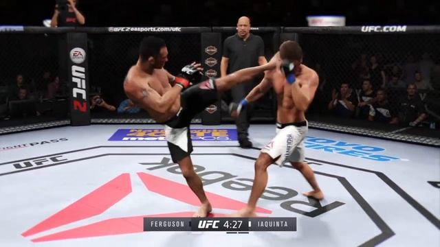 ТОНИ ФЕРГЮСОН VS ЭЛ ЯКВИНТА UFC 2 CPU VS CPU смотреть онлайн