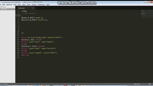 PHP DERSLERİ - POST VE GET METHODU KULLANIMI смотреть онлайн